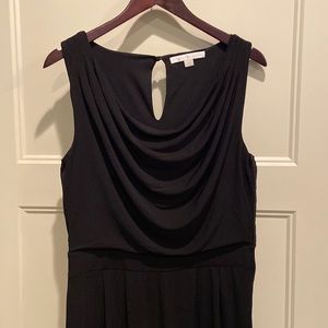 BOSTON PROPER NWOT Cowl neck Black JumpSuit. Sz 10